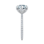 Baxter Pavé Hidden Halo Engagement Ring Setting