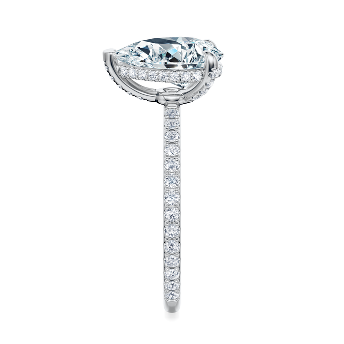 Baxter Full Pavé Engagement Ring Setting