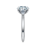 Ann Three-Stone Diamond Engagement Ring Setting