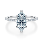Baxter Full Pavé Engagement Ring Setting
