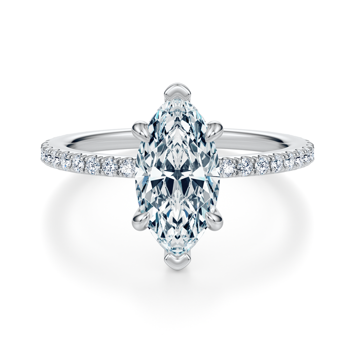 Baxter Full Pavé Engagement Ring Setting