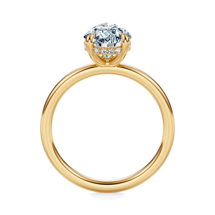 Baxter Hidden Halo Engagement Ring Setting