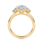 Elizabeth Three-Stone Diamond Engagement Ring Setting
