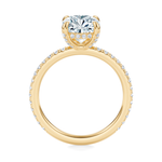 Baxter Pavé Hidden Halo Engagement Ring Setting