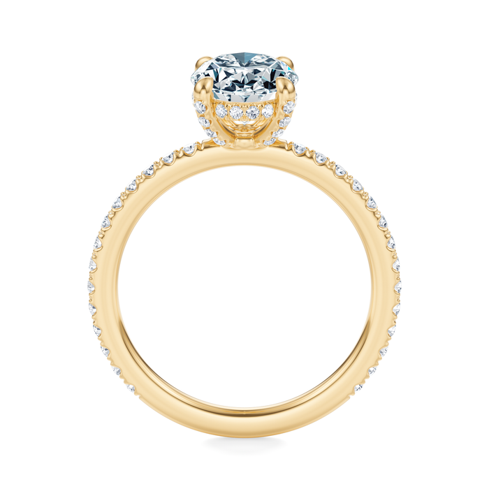 Baxter Full Pavé Engagement Ring Setting