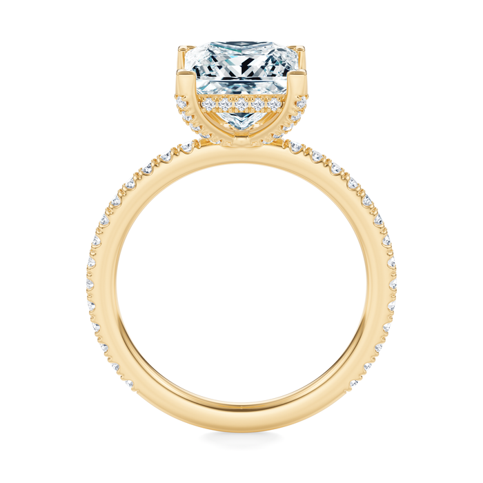 Baxter Pavé Hidden Halo Engagement Ring Setting