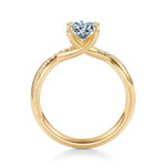 Spring Pavé Engagement Ring Setting