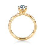 Spring Pavé Engagement Ring Setting