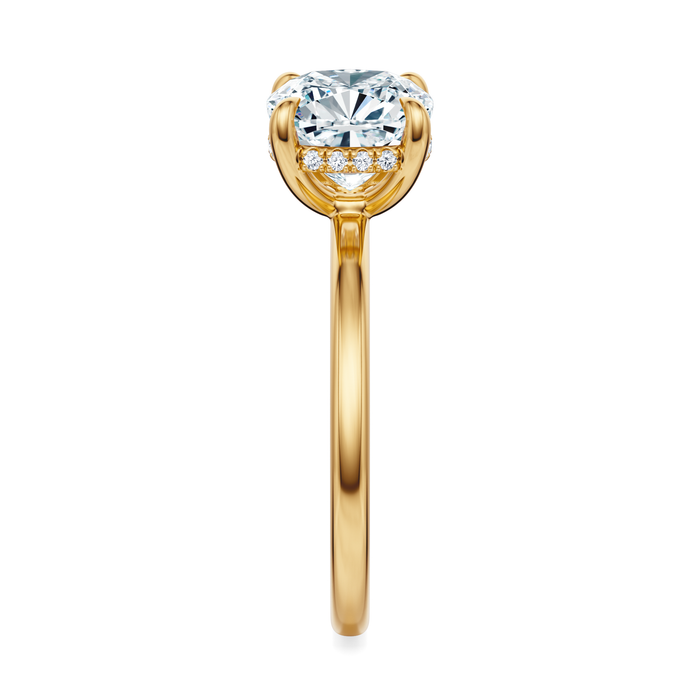 Baxter Hidden Halo Engagement Ring Setting