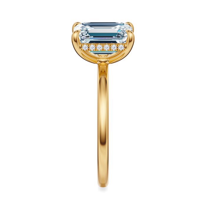 Baxter Hidden Halo Engagement Ring Setting