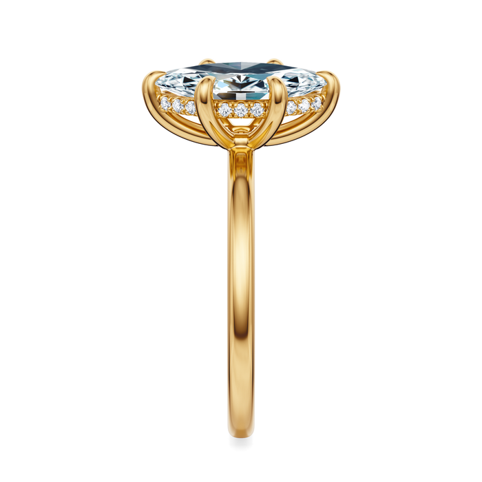 Baxter Hidden Halo Engagement Ring Setting