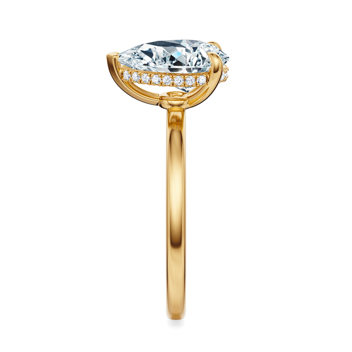 Baxter Hidden Halo Engagement Ring Setting