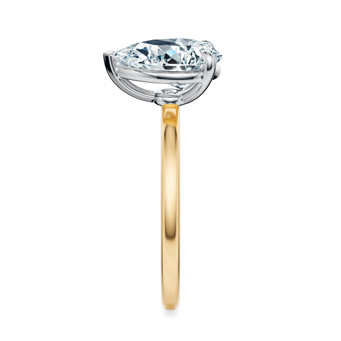 Baxter Hidden Halo Engagement Ring Setting