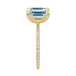 Baxter Pavé Hidden Halo Engagement Ring Setting