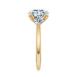 Elizabeth Three-Stone Diamond Engagement Ring Setting