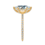 Baxter Pavé Hidden Halo Engagement Ring Setting