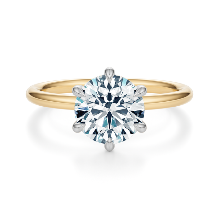 Baxter 6-Prong Solitaire Engagement Ring Setting