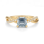 Spring Pavé Engagement Ring Setting