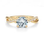 Spring Pavé Engagement Ring Setting