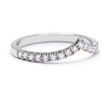 Cherry Diamond Wedding Band