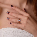 Cherry Diamond Wedding Band