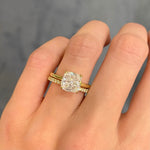 Small Baxter Half Diamond Eternity Wedding Band