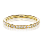 Small Baxter Half Diamond Eternity Wedding Band