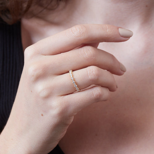 Sullivan Full Diamond Eternity Wedding Band Image 2