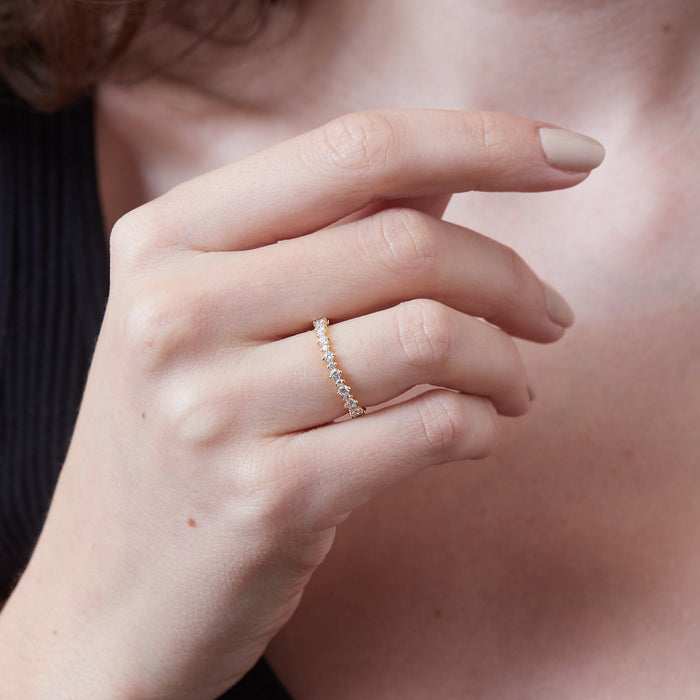 Sullivan Full Diamond Eternity Wedding Band