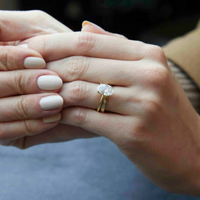 Catherine Diamond Wedding Band Image 2