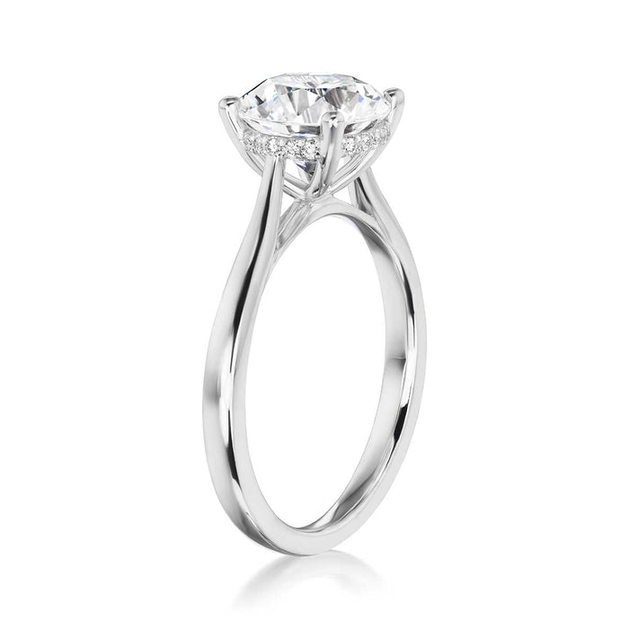Madison Hidden Halo Engagement Ring Setting