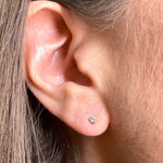 Diamond Petite Martini Stud Earrings