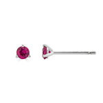 Ruby Petite Martini Stud Earrings