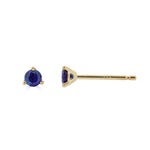 Sapphire Petite Martini Stud Earrings