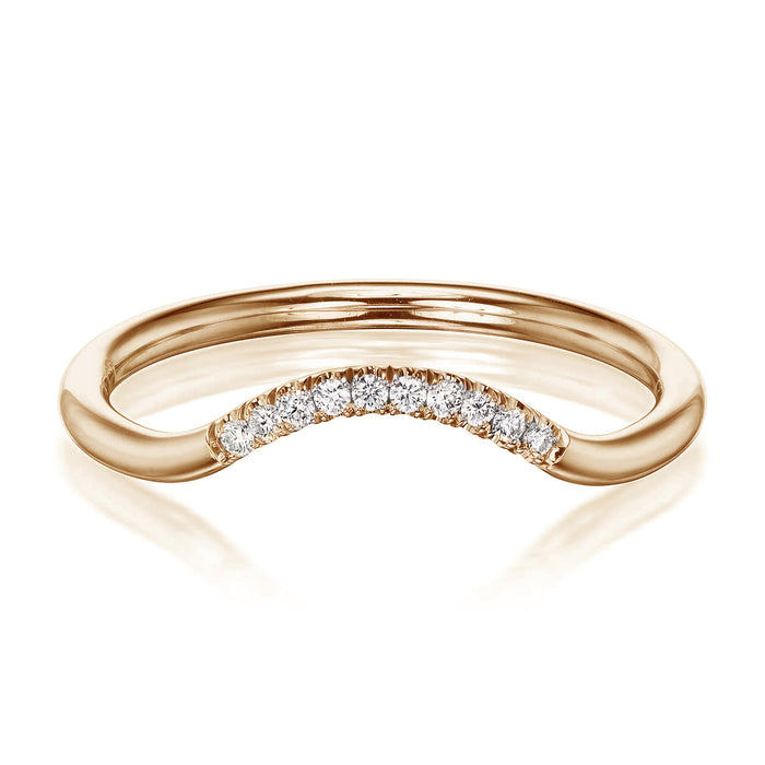 Cedar Diamond Wedding Band