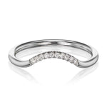 Cedar Diamond Wedding Band