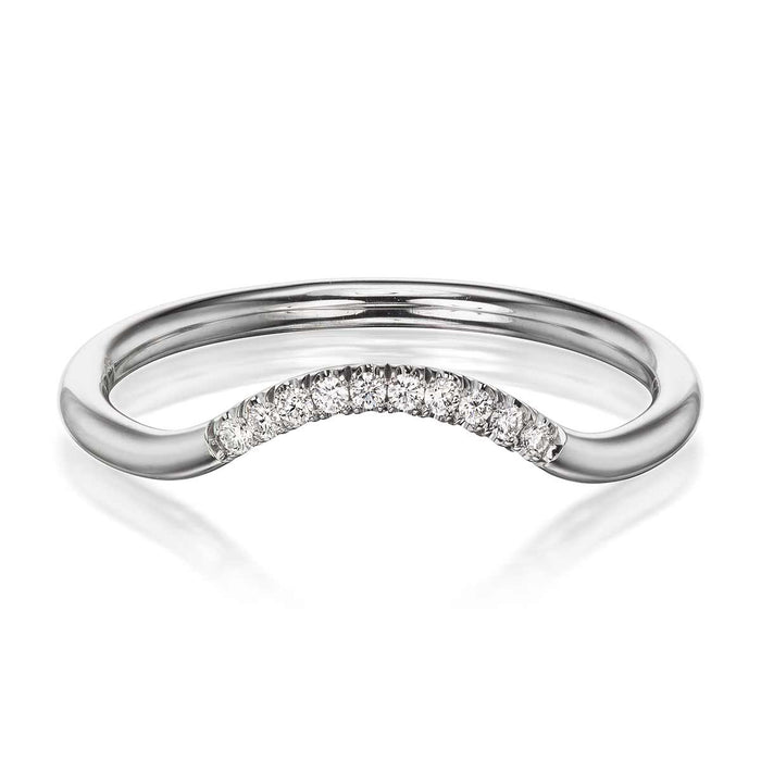 Cedar Diamond Wedding Band