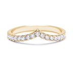 Cherry Diamond Wedding Band
