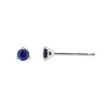 Sapphire Petite Martini Stud Earrings