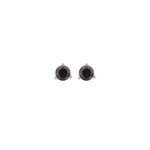 Black Diamond Petite Martini Stud Earrings