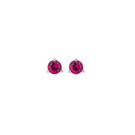 Ruby Petite Martini Stud Earrings