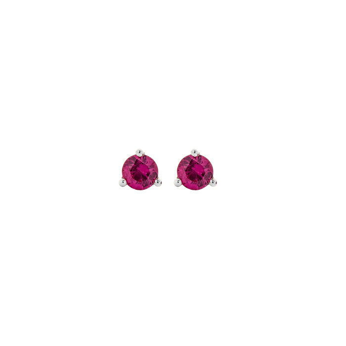 Ruby Petite Martini Stud Earrings