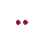 Ruby Petite Martini Stud Earrings