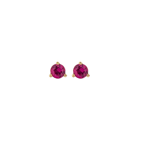 Ruby Petite Martini Stud Earrings