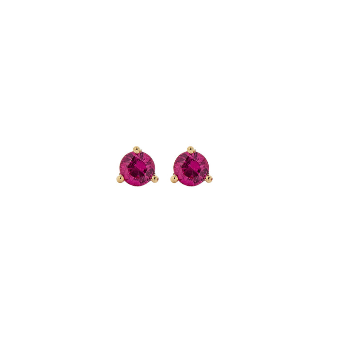 Ruby Petite Martini Stud Earrings