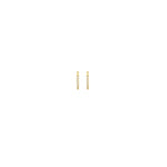 Pavé Diamond Petite Huggie Earrings