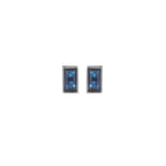 Sapphire Baguette Stud Earrings