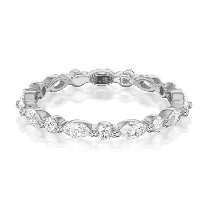 Liberty Diamond Full Eternity Wedding Band