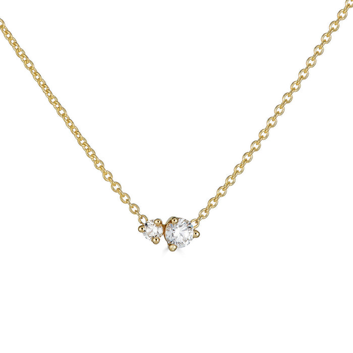 Birthstone & Diamond Necklace