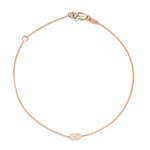 Pavé Diamond Disc Bracelet